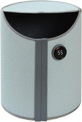 Under Desk Foot Warmer with Insulated Lid Quiet Portable Leg Heater Under for Legs Feet Compact Heater(Pink With lid)