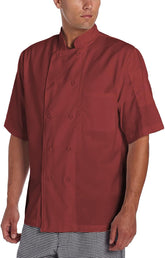 Chef Code Mens Short Sleeve Unisex Classic Chef Coat