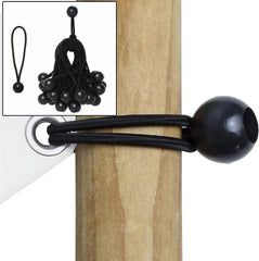 Outdoor Patio Curtain with Grommet Side Cover Pergola 0.5mm Transparent Gazebo Curtain for Garden Patio Gazebo, Customizable (Color : Black, Size : 3x2m/9.8x6.6ft)