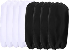Elastic Arm Sleeves 4 Pairs Reusable Oversleeves for Cooking Cleaning Laundry Restaurant Work