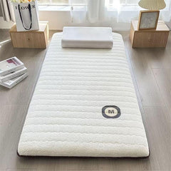 Thicken Futon Mattress,Japanese Foldable Guest Mattress for Floor,2 Inches Soybean Fiber Sleeping Pads,Roll Up Sofa Bed,Lambswool Soft Mat.Twin Size Futon(Gray,1.2m*2.0m)