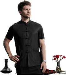 Chef Jacket Cotton Linen Restaurant Work Uniform Cooker Tee Tops Kitchen Baker Jacket Cook Waiter Work Wear