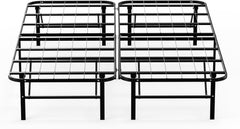 Black Steel 14” Twin XL Bed Frame | Steel Foundation with 2000 lb Capacity | No Box Spring Required | Underbed Storage | Easy Assembly | Black Metal Twin XL Bed Frame