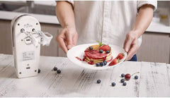 Egg Beater- Hand Mixer, Classic Stainless Steel Mixer Power Electric Mixer with Turbo and Easy Eject Button fine