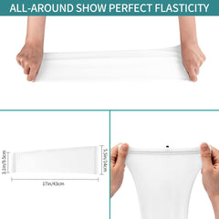 Little Chef Gnome,Baker Gnome Arm Sleeves for Men Women UV Moisture Wicking Sports Gardening Sleeves for Baseball Volleyball Cycling Golf Running