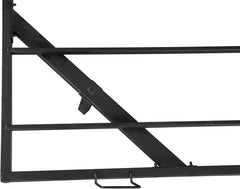 Anwick King Size Floating Bed Frame, Metal Platform Bed, with LED Light,Without Headboard Design, No Box Spring Needed, Noise-Free, Easy Assembly