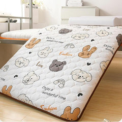 Japanese Mattress Floor Sleeping Mat Single Double Roll Up Mattress Foldable Floor Sleeping Mat Portable Guest Bed Sofa Sleeping Mat(Size:180 * 200cm,Color:A)