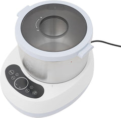 Bepritm Electric Dough Mixer Machine, 5L/169oz Stainless Steel Dough Mixer with Intelligent Panel & Ferment Function, 230W Kneading Machine for Home, Bakeries, Commercial Use (Blue&White)