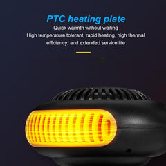 ciciglow Small Space Heater, Car Heater, Portable Windshield Defogger and Defroster, Fast Heating Battery Powered Heater for Indoor Outdoor