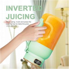 1000ML Portable USB Juicer Blender - Fruit Juicing Cup Smoothies, Lemon, and Orange - Ideal Kitchen Tool(3)