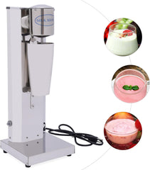 800ml/28.16oz Commercial Milkshaker Mixer,16000RMP Electric Milk Shaker Machine Stainless Steel Single Head Milkshaker Blender Maker w/Ice Shovel, Drink Mixer Stand Mixer for Milkshakes