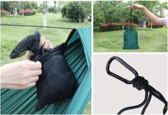 Camping Hammock 2Person Outdoor Camping Hammock 2.8x1.4m/9.2x4.6ft Lightweight Hanging Net Hammocks Tree Straps Swing Backpack (Color : Square Turquoise)