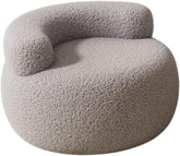 Lazy Sofa Footstool Accent Chair Multifunctional Furniture Home Decor Floor Sofa for Nursery Room Office Bedroom Living Room, Grey