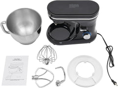 Stand Mixer 380W 4.5L Electric Kitchen Mixer 8+1 Speed Gears Tilt-Head Food Mixers w/Dough Hook, Whisk and Beater, for Baking Cake and Most Home Cooks