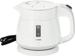 Tiger Electric Kettle 600ml White Wakuko PCF-G060-W Tiger