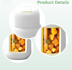 Fruit Juicer Multi-Function With Usb Recharge, 33.8 Fl Oz / 1000 Ml Glass Juice Maker, Smoothie Blender, Automatic Portable Blending Cup, Ideal For Travel And Home