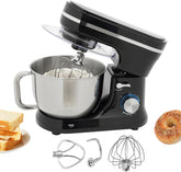 4.5L Electric Stand Mixer Stainless Steel Kitchen Mixer for Dough 8 Speeds Portable Kitchen Mixer Baking Dough Kneading Machine w/Mixing Bowl & Dough Hook & Flat Beater, 1000W 110V