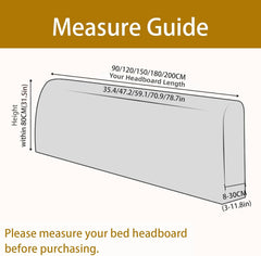 Cushioned Bed Headboard Cover for Full Queen King, Elegant Thicken Headboard Cover, Premium Quilted Fabric with Thick Padding for Wedding, Birthday(Grey a,120x80x10CM)