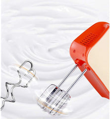 Egg Beater- Electric Hand Mixer, Stainless Steel Mixer Electric Different Speed Settings and Turbo Button with Sturdy Beaters fine