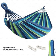 Hammocks Camping Hammock Thickened Fabric Canvas Hammocks Travel Swing Hanging Bed with Bag Hammock for Travel Camping Camping Accessories Hammocks for Outside