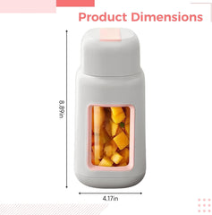 Smoothie Blender, Portable Automatic Blending Cup, 33.8 Fl Oz / 1000 Ml Glass Juice Maker, Multi-Function Fruit Juicer With Usb Recharge, Proper For Home And Travel