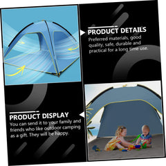 1Pc Camping Tent Canopy Spacious Outdoor Shelter for Beach Picnic and Camping Easy Setup Durable Tarp Lightweight Design Removable Floor