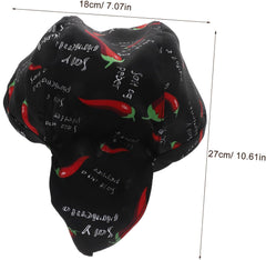 Healifty Creative Chili Design Chef Hat Comfortable Kitchen Working Cap for Waiters Chefs Restaurant Cooking Uniform
