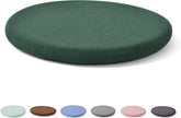 14" Round Memory Foam Chair Cushion Detachable Bar Stool Cushion Circle Chair Pad Breathable Chair Seat Cushion for Dining Kitchen Chairs Coffee