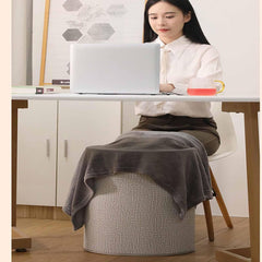 Foldable Under Desk Leg and Foot Warmer Portable Electric Heater 360° Surround Heating Quick Heat for Winter(Gray)