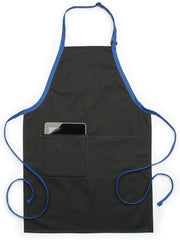 Averill's Sharper Uniforms Bistro Color Blocked Bib Apron with Divided Pockets (Set of 6)