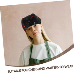 Veemoon Creative Chef Hat for Kitchen Workers Comfortable and Dustproof Waiter Cap Versatile Cooking Cap for Chefs and Service Staff for Restaurant Use