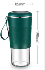 HHWKSJ Portable, Personal Size Smoothies and Shakes, Handheld Fruit Machine USB Rchargeable Juicer Cup, Ice Blender Mixer Home/of, 300ML