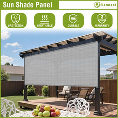 6'×14' Pergola Shade Cover Universal Replacement Canopy for Outdoor Patio Porch Backyard Gazebo with Grommets Weighted Rods
