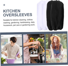 4pairs Oil Arm Sleeves Reusable Oversleeves for Cooking Cleaning Gardening and Daily Housework and Easy to Clean Each