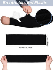 Geyoga 2 Pairs Forearm Sleeve for Men Women Arm Protectors for Thin Skin and Bruising Cut Dog Bite Resistant