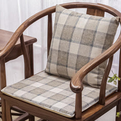 Chair Seat Cushion 1" Thick Chair Seat Pad Square High Density Foam Chair Cushion,Anti-Slip Indoor Outdoor Furniture Cushion Removable Chair Pad Bar Stool Cushion (Purple,18x20inch)