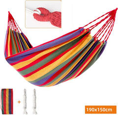 Camping Hammock, Brazil Elegant Hammock Portable Hammock with Light Travel Bag, for Camping, Terrace, Backyard, Porch, Courtyard Beach Outdoor and Indoor use(190 * 150cm)