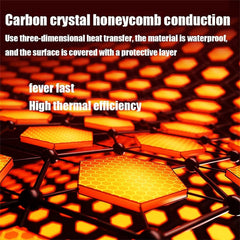 Heated Floor Mat, Electric Heating Carpet, Heated Floor Mat for Foot, Electric Heated Foot Warmers Portable Space Heater for Office, Home(G,55x90cm)