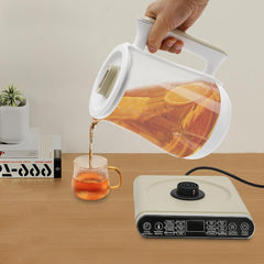 Electric Tea Kettle, 1.8 L Glass Electric Kettle with Infuser, Temperature Control, Electric Tea Pot, Automatic Shut Off, 24 H Keep Warm for Coffee and Boiling Water