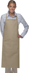 Averill's Sharper Uniforms Two Pocket Center Divided Butcher Bib Apron 2 pocket center divided (Set of 6)