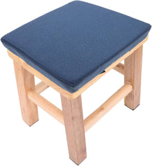 Toyvian Square Chair Cushions with Ties Non-Slip Seat Cushions for Dining Room Solid Color Outdoor Pads Fit for Square Stools Comfortable Stylish