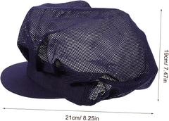 Alipis Breathable Cotton Chef Hat Unisex Elastic Kitchen Cooking Cap for Chefs Waiters Soft Dustproof Restaurant Food Service Cap Comfortable Black