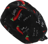Cabilock Creative Chili Chef Hat Kitchen Cap for Restaurant Waiters and Chefs Comfortable Cooking Workwear to Keep Environment Clean Unisex Cooking and Working Cap