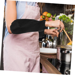 Elastic Arm Sleeves 4 Pairs Reusable Oversleeves for Cooking Cleaning Laundry Restaurant Work