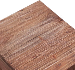 Coffee Table 11.8"x11.8"x11.8" Solid Reclaimed WoodSmall square clearance black rectangle rustic wood modern lift top coffee tables for living room office furniture with storage