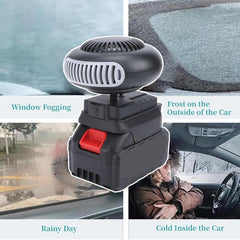 Dpofirs Portable Battery Powered Heater, Cordless Rechargeable Car Defroster, Fast Heating, Small Electric Thermostat Heaters, for Car SUV Trucks DCB201 DCB203 DCB204