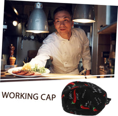 Cabilock Creative Chili Chef Hat Kitchen Cap for Restaurant Waiters and Chefs Comfortable Cooking Workwear to Keep Environment Clean Unisex Cooking and Working Cap