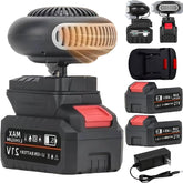 Battery Operated Heater, Battery Powered Heater, Ultra-Light/Ultra-Powerful/Rechargeable/Portable Heaters, with USB &1500mah Batteries, for Camping/Cars/Office/Indoor (15-cell)