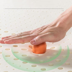 Latex Mattress 80×110cm(31×43inch), 100% Natural Latex Mattresses Help Relief Shoulder & Back Pain, Queen Mattress, Natural Rubber Pure Mattress Thickened Home Bedroom Cushion,1in