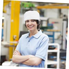 Chef Hat for Men Women White Food Industry Working Cap Dust and Oil Resistant Cooking Kitchen Hat Comfortable Breathable Design for Restaurant